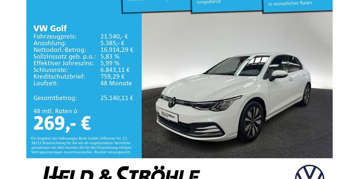 VW Golf 15.774 km 21.540 &euro; Neu-Ulm 89231