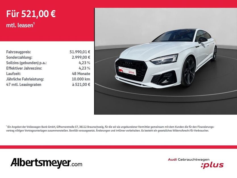 Audi A5 6.300 km 51.990 € Nordhausen 99734