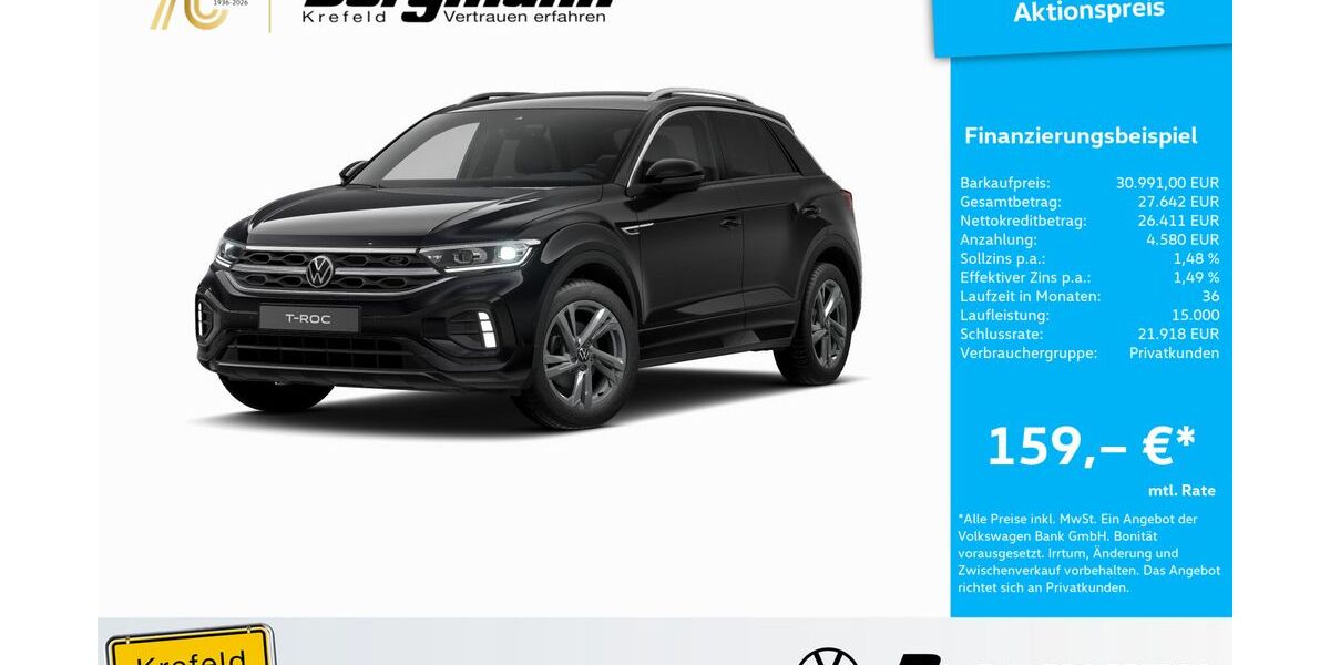 VW T-Roc 11.430 km 30.991 &euro; Krefeld 47803