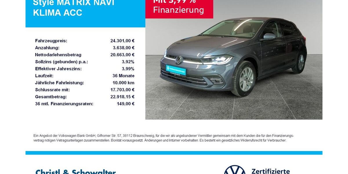 VW Polo 11.750 km 24.301 &euro; München 81476