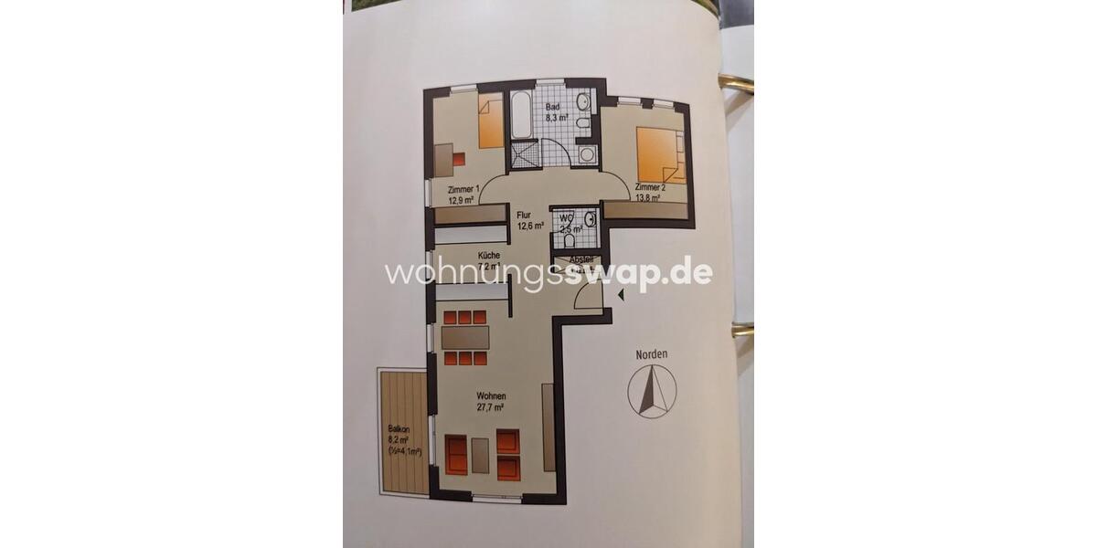 Etagenwohnung Reinbek - 3 Zimmer, 90 m&sup2;, 1.500&euro; | Angebot:26057062
