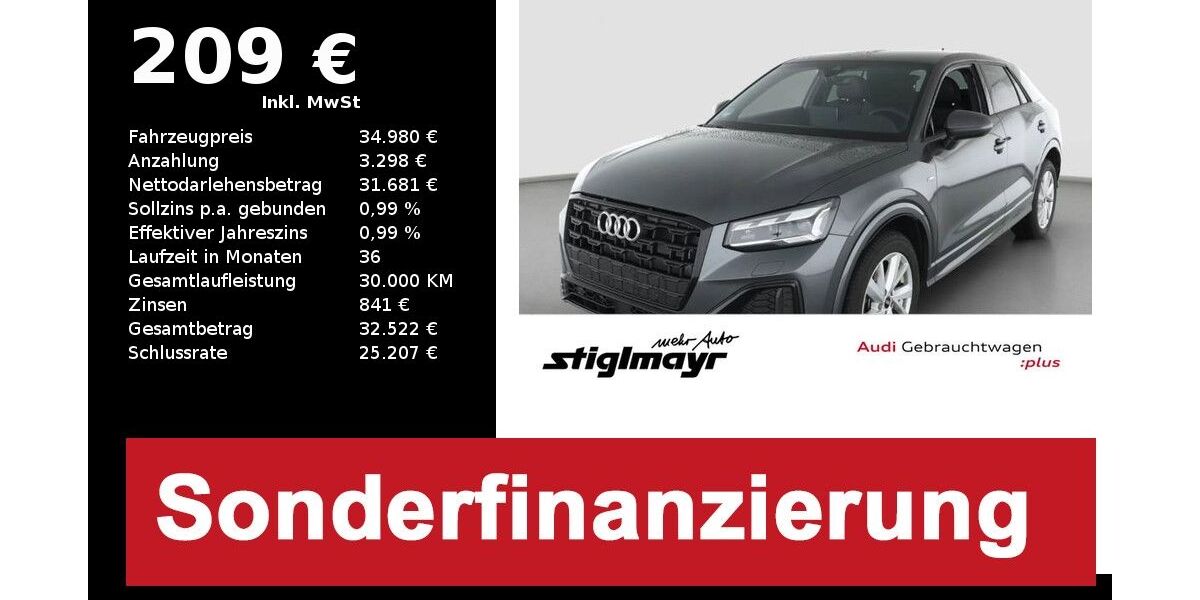 Audi Q2 8.667 km 34.470 &euro; Pfaffenhofen 85276