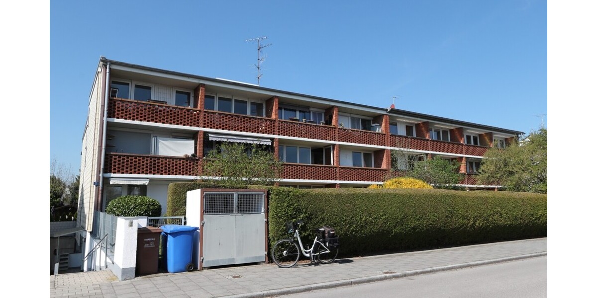 * Blick ins Grüne * ruhige 2-Zimmer-Wohnung * 2 sonnige Balkone * 1 Stellplatz * zentrumsnah * - Etagenwohnung Germering | Angebot:26677727