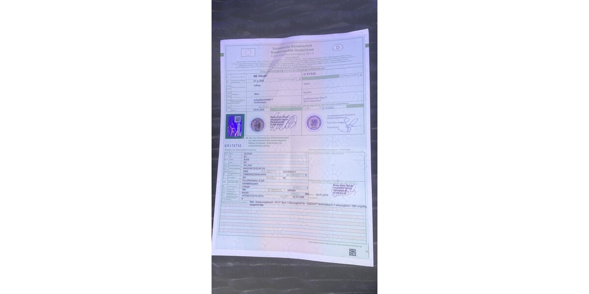 Suzuki Splash 113.345 km 2.600 € Duisburg 47051