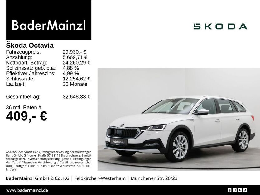 Skoda Octavia 58.300 km 29.930 € Feldkirchen/Westerham 83620