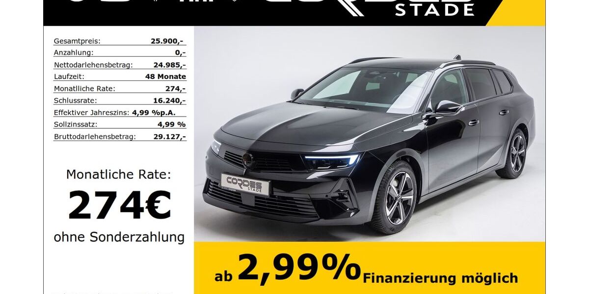 Opel Astra 15.960 km 24.745 &euro; Stade 21680