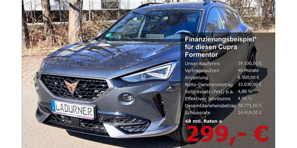 Cupra Formentor 7.520 km 39.530 € Tuttlingen 78532