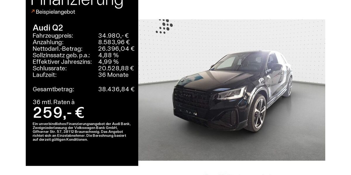 Audi Q2 11.800 km 34.980 € Schweinfurt 97424