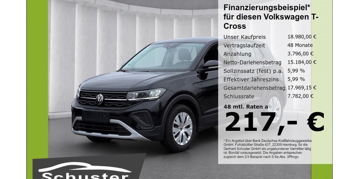 VW T-Cross 12.365 km 18.980 &euro; Ruhstorf 94099