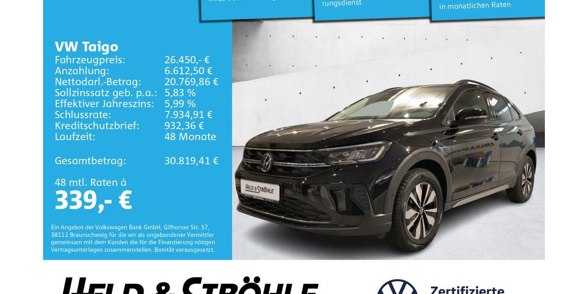 VW Taigo 4.001 km 26.450 &euro; Neu-Ulm 89231