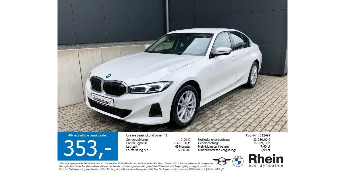 BMW 318 10.500 km 33.225 &euro; Buchen- Hettingen 74722