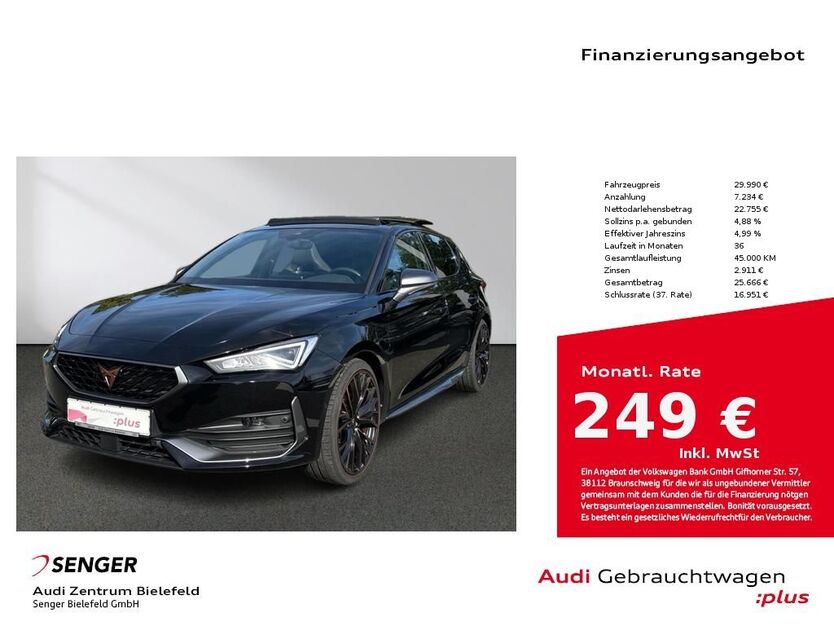 Cupra Leon 13.157 km 28.380 € Bielefeld 33609