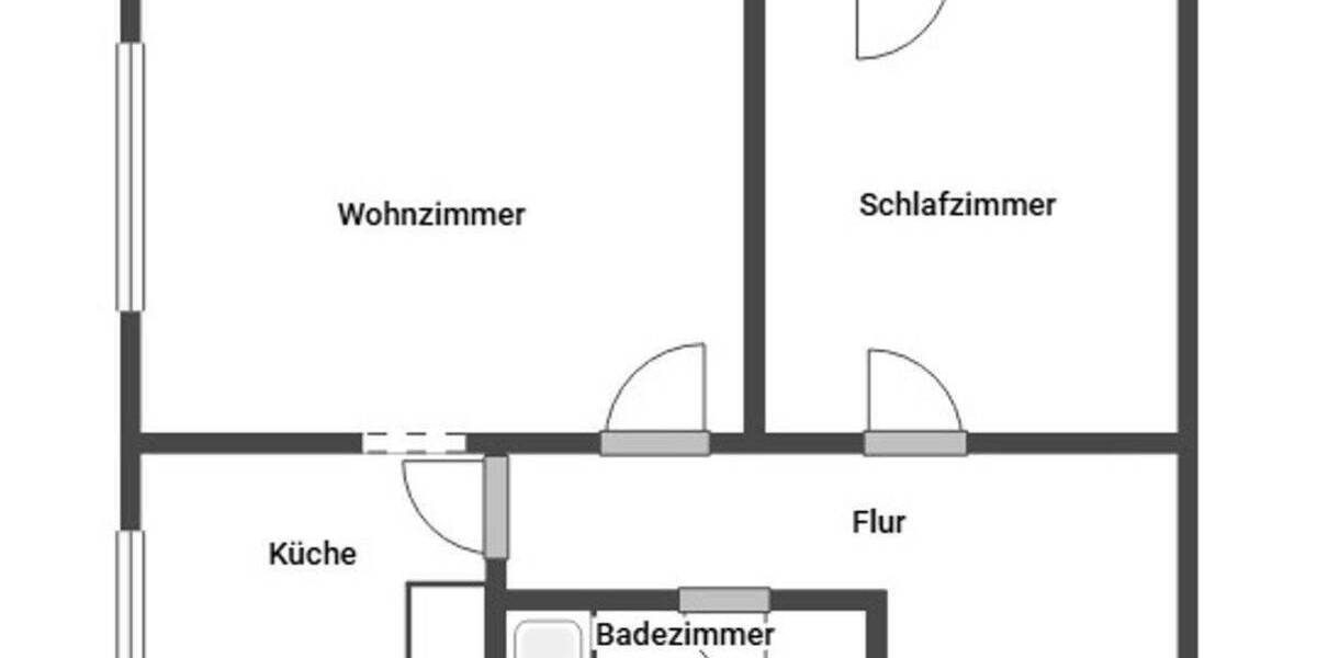 Gepflegte, vermietete Erdgeschosswohnung in ruhiger Lage in Sassnitz 2 zimmer