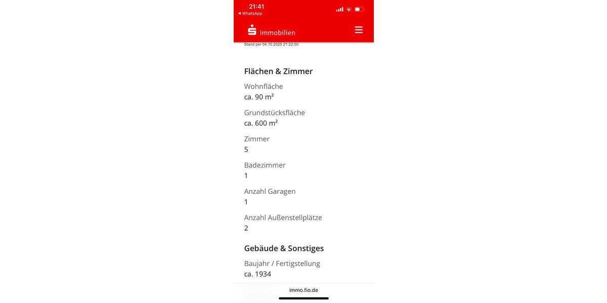 Einfamilienhaus Erfurt Johannesvorstadt - 5 Zimmer, 90 m&sup2;, 365.000&euro; | Angebot:26429350