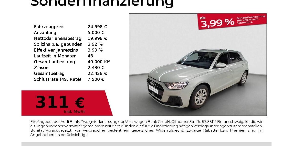 Audi A1 6.607 km 24.998 € Nürnberg 90441