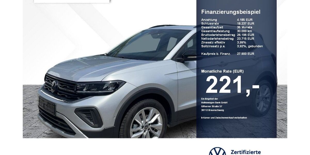 VW T-Cross 4.161 km 27.900 &euro; Erding 85435