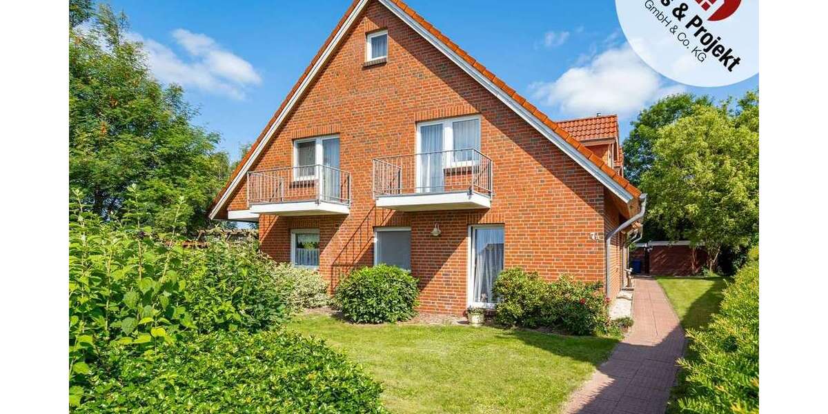 Etagenwohnung Esens - 3 Zimmer, 70 m&sup2;, 195.000&euro; | Angebot:25446898