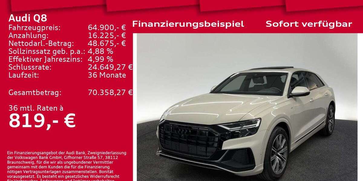 Audi Q8 28.050 km 64.900 &euro; Berlin 10587