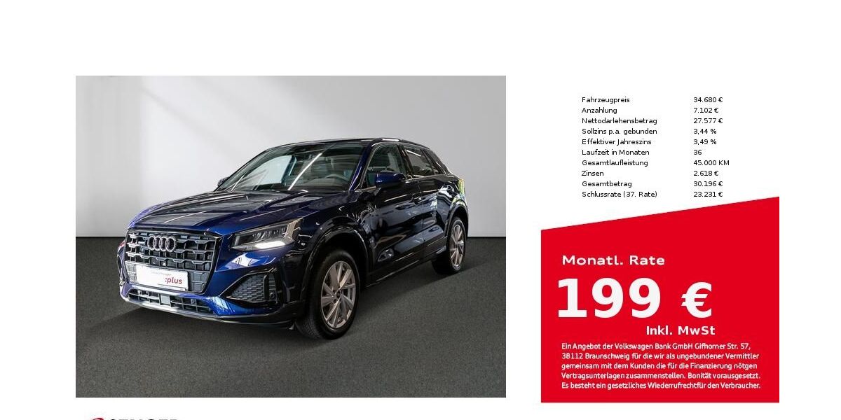 Audi Q2 25.250 km 34.580 € Lübeck 23556