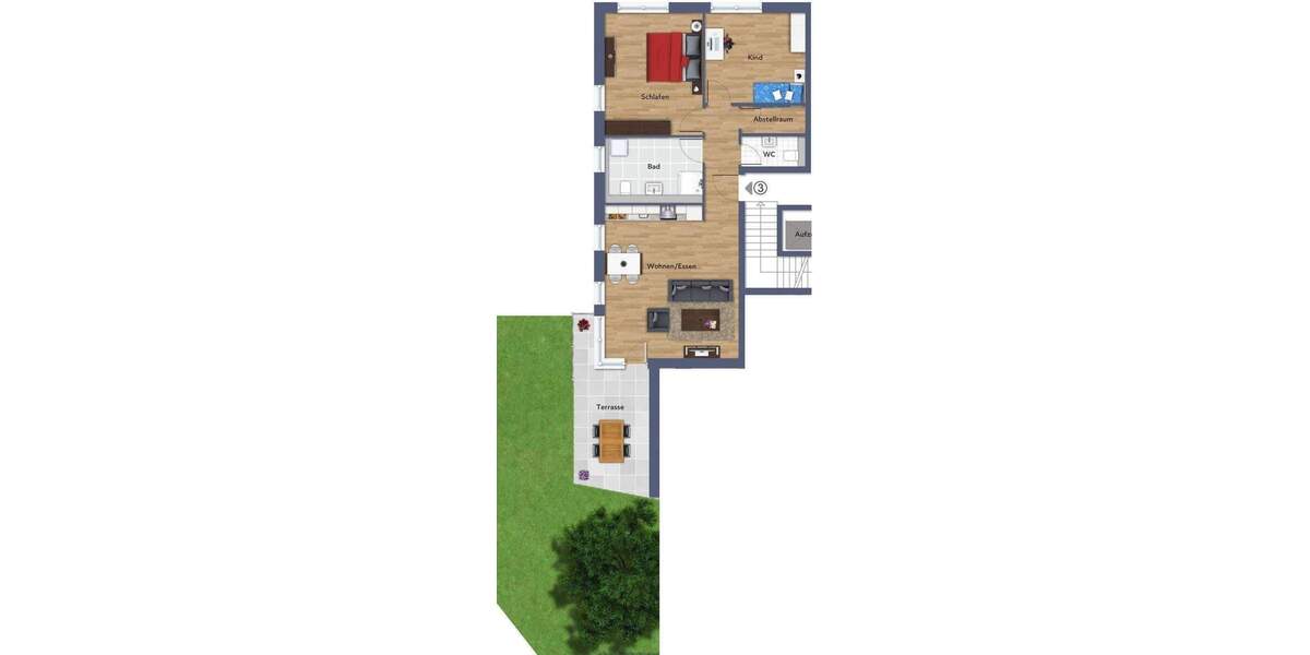 Etagenwohnung Karlstadt - 3 Zimmer, 89 m&sup2;, 449.000&euro; | Angebot:23944538