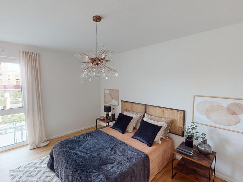 Sonnige 2-Zimmer-Neubauwohnung mit Terrasse zimmer