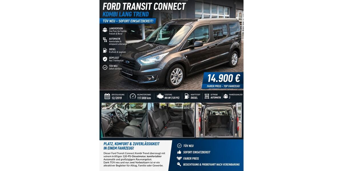 Ford Transit 117.000 km 14.900 &euro; Limburg an der Lahn 65556