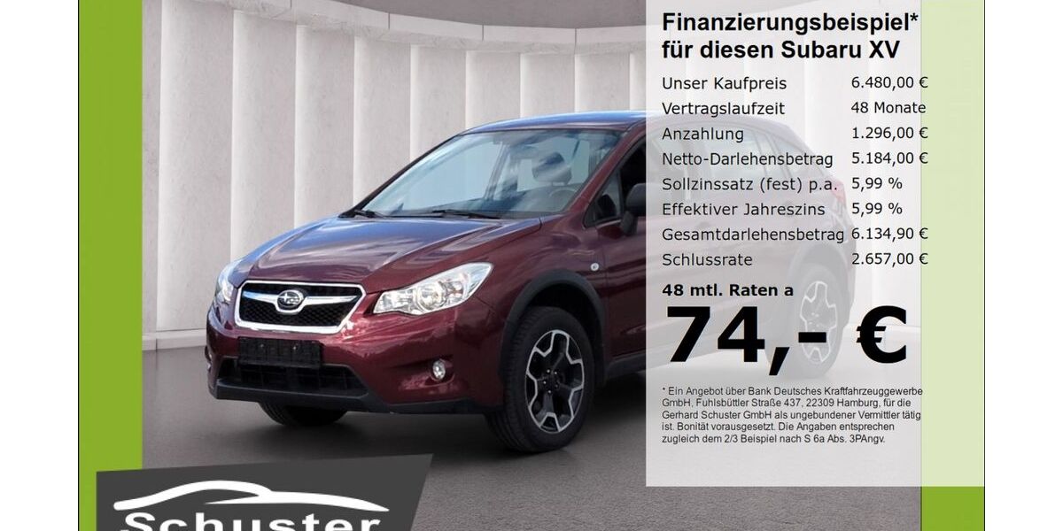Subaru XV 118.599 km 6.480 &euro; Ruhstorf 94099