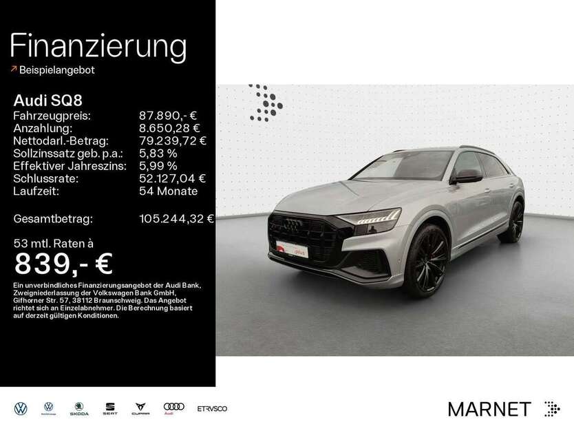 Audi SQ8 31.865 km 87.890 € Königstein-TS 61462