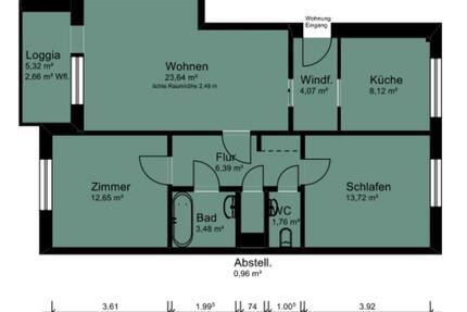 Wohnung Westerstede - 3 Zimmer, 75 m&sup2;, 900&euro; | Angebot:26023125