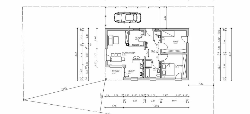 Bungalow Beratzhausen - 3.5 Zimmer, 96 m&sup2;, 1.400&euro; | Angebot:26312675