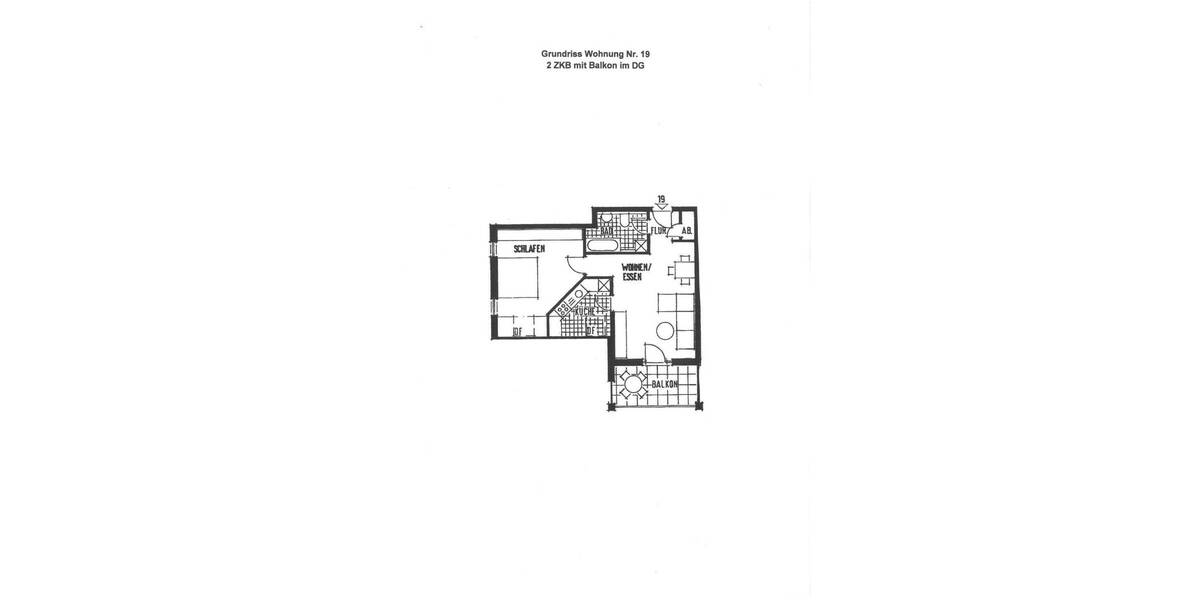 Etagenwohnung Chemnitz Altchemnitz - 2 Zimmer, 58 m&sup2;, 380&euro; | Angebot:26869028