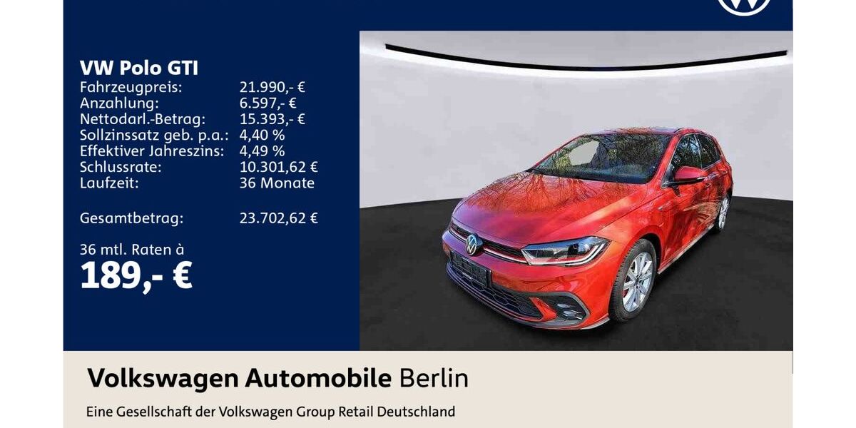 VW Polo 39.913 km 21.990 &euro; Berlin 10587