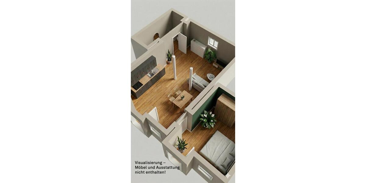 Erdgeschoßwohnung Klipphausen - 2 Zimmer, 58 m&sup2;, 693&euro; | Angebot:25855299