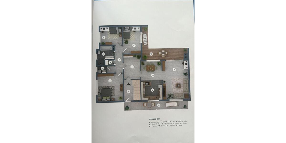 Etagenwohnung Wenden - 4 Zimmer, 125 m&sup2;, 1.300&euro; | Angebot:26327078