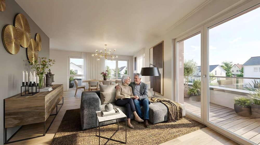 Etagenwohnung Steinhagen - 2 Zimmer, 54 m&sup2;, 248.630&euro; | Angebot:24766869