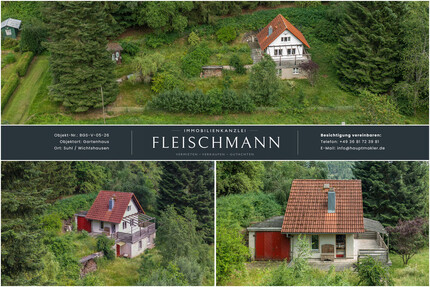 Ihr eigenes Gartenparadies mit festem Haus: Gepflegtes Anwesen in Wichtshausen - Grundstück Suhl Aue 1 | Angebot:26994845