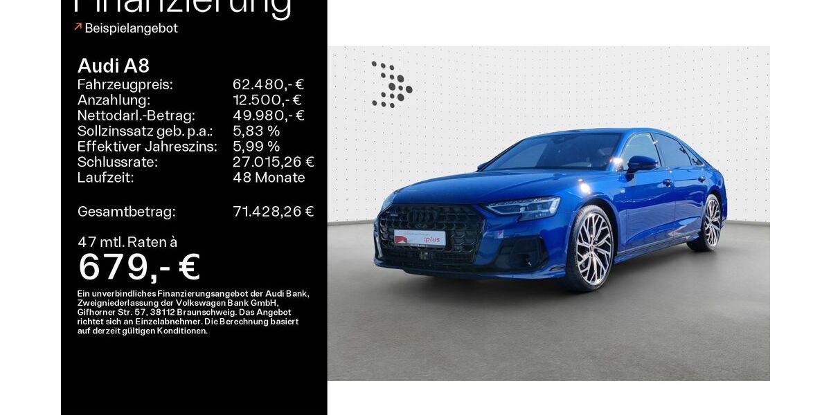 Audi A8 52.350 km 62.480 &euro; Coburg 96450