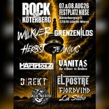 Rock am Köterberg 2026 07.08.2026 Festplatz Niese