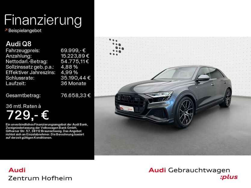 Audi Q8 37.833 km 69.999 € Hofheim 65719