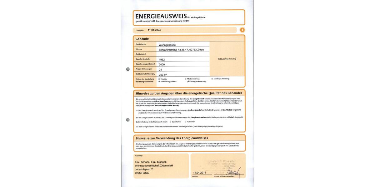 Etagenwohnung Zittau - 3 Zimmer, 59 m&sup2;, 381&euro; | Angebot:26674744