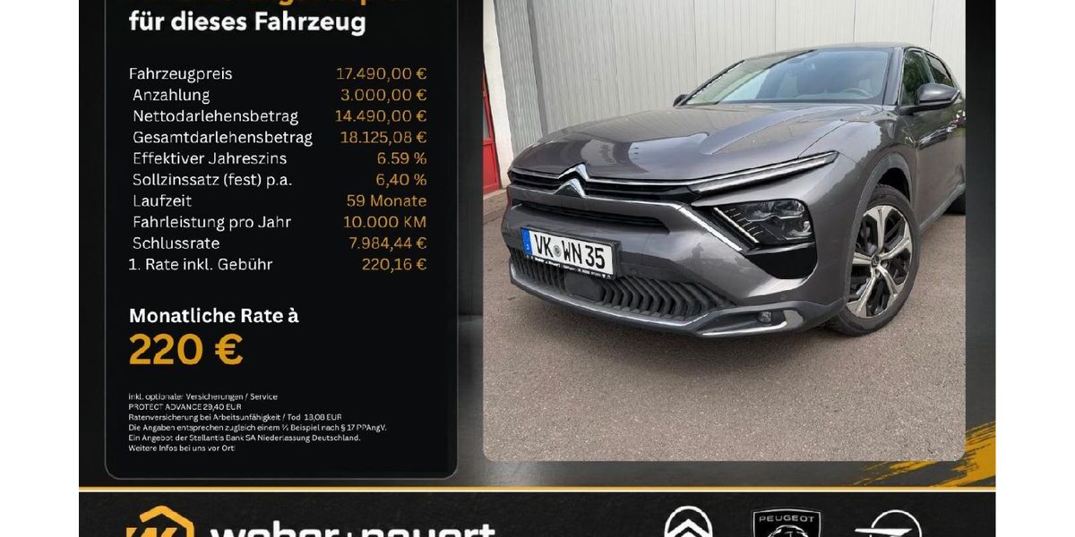 Citroen C5 X 50.000 km 17.490 &euro; Völklingen 66333