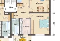 Wunderschöne 3,5 Zimmer Wohnung mit Balkon