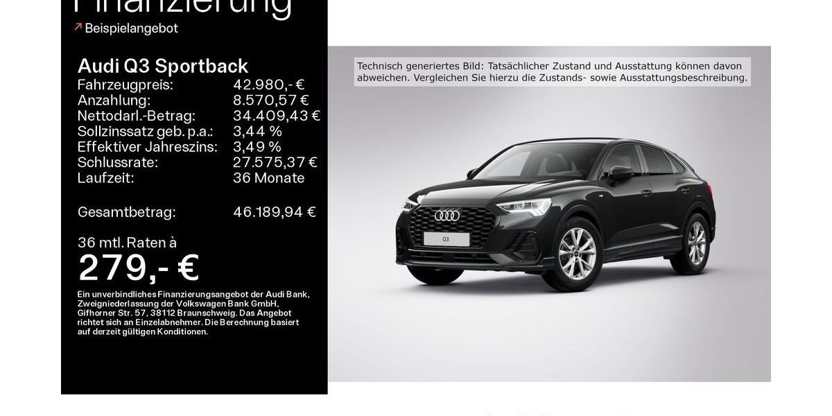 Audi Q3 22.624 km 42.980 &euro; Coburg 96450