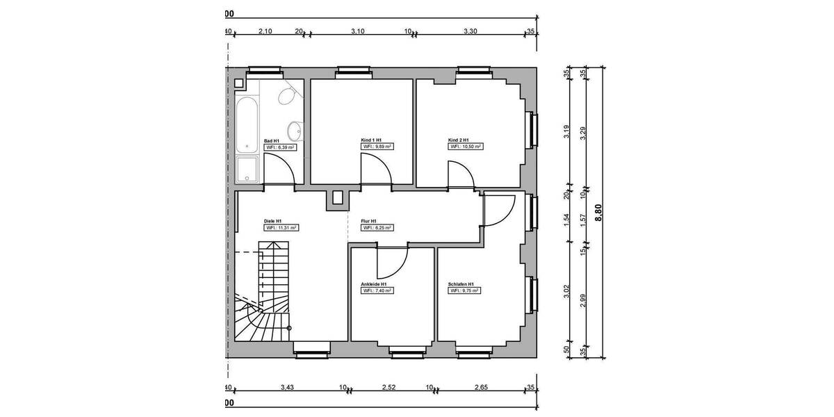 Doppelhaushälfte Stegaurach Waizendorf - 7 Zimmer, 176 m&sup2;, 527.000&euro; | Angebot:25773877