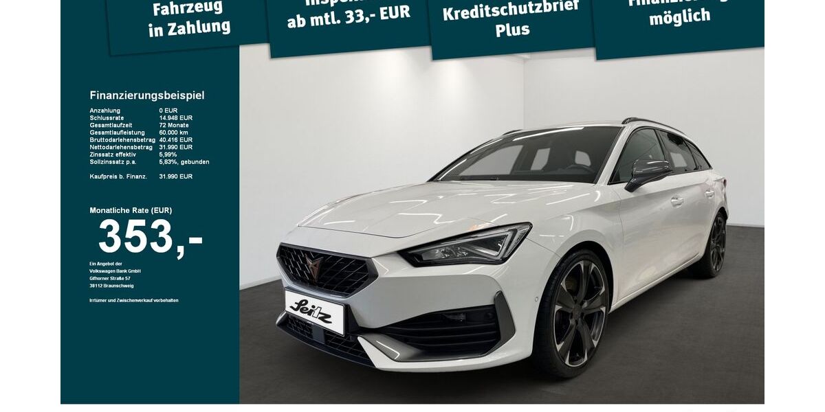 Cupra Leon 20.285 km 31.410 &euro; Memmingen 87700