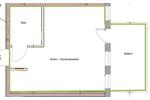 Etagenwohnung Radebeul - 1 Zimmer, 30 m&sup2;, 347&euro; | Angebot:26338020
