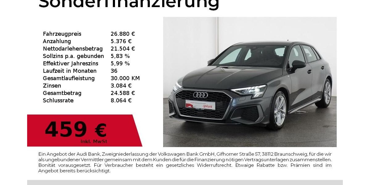Audi A3 66.298 km 26.880 &euro; Nürnberg 90441