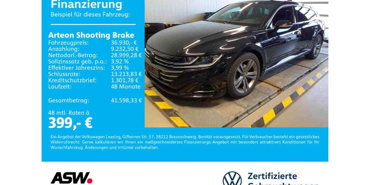 VW Arteon 48.800 km 36.930 &euro; Neckarsulm 74172