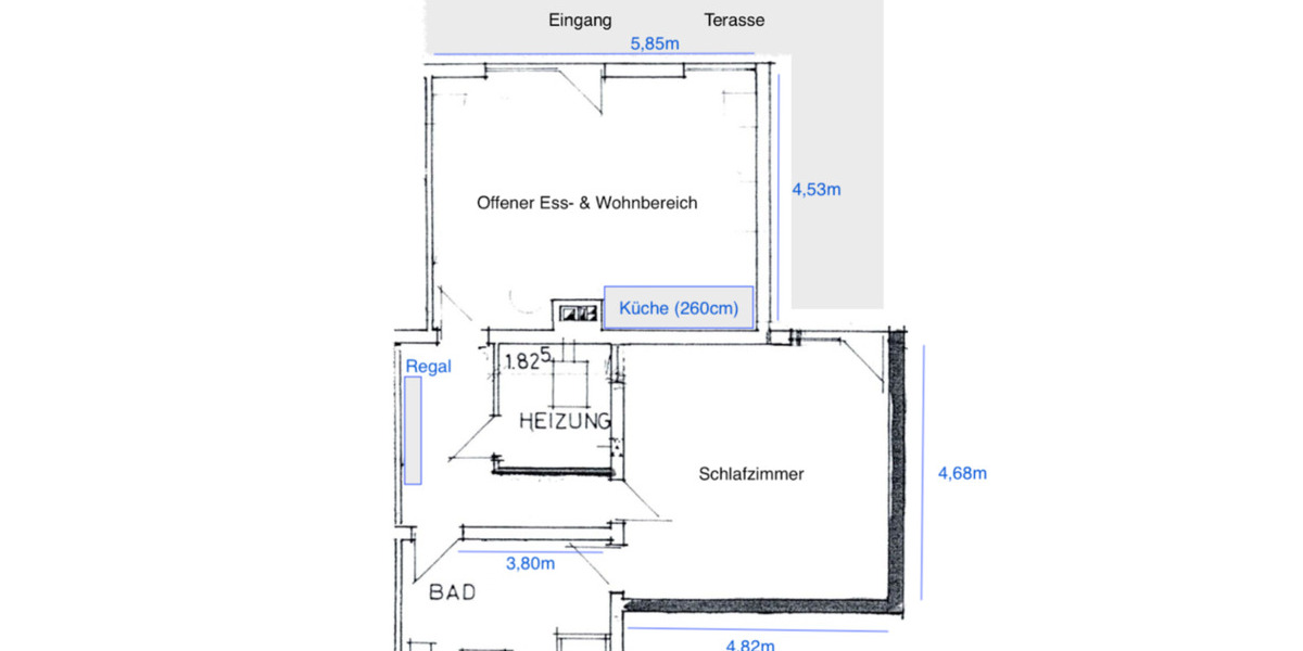 Erdgeschoßwohnung Erbach - 2 Zimmer, 75 m&sup2;, 790&euro; | Angebot:24470194