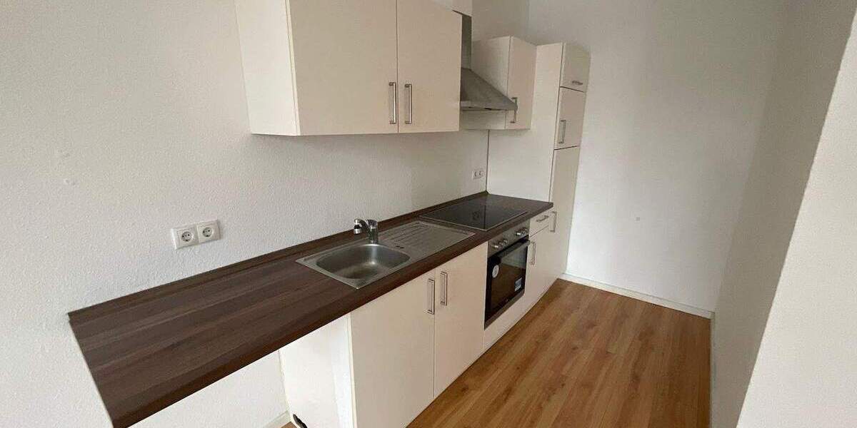 Moderner Grundriss mit geräumiger Wohnküche und Balkon 1 zimmer